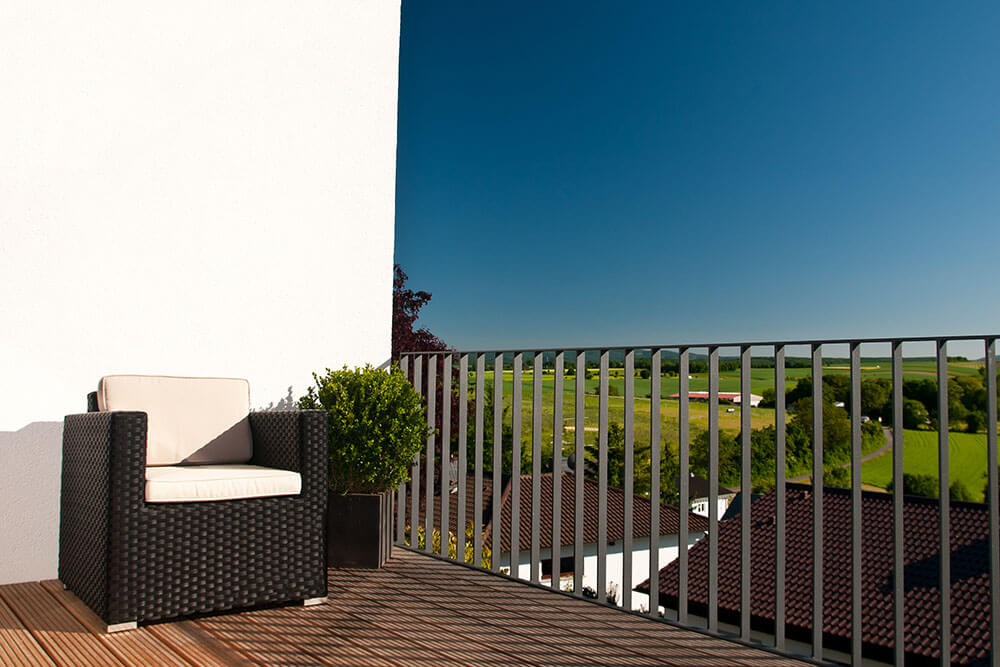 Barandal vertical.